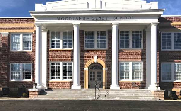 New Woodland-Olney School property