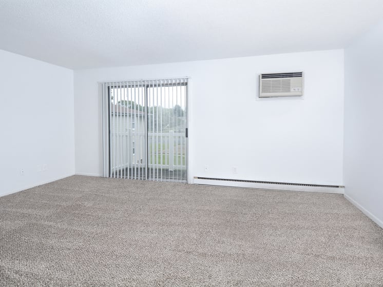 Spacious Carpeted Living Room