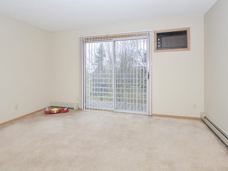 Living Room with Sliding Door to Patio or Balcony