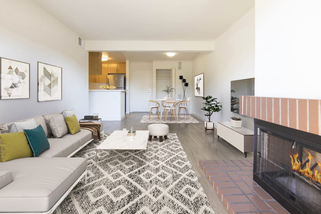 Stylish Studio 1 Bath - Furnished Co-Living Junior Suite with Balcony - #118B - 1 month LOS