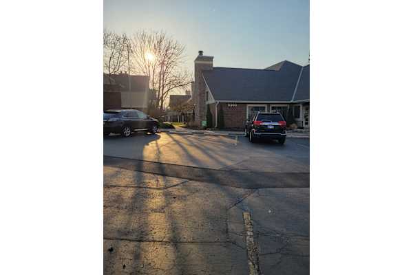 Neighborhood Street at AVIA Apartments at 110th Street, Overland Park, KS, 66211