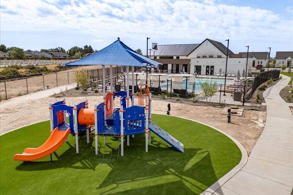 Kids playground at Alante Homes at Spring Run, Caldwell, Idaho