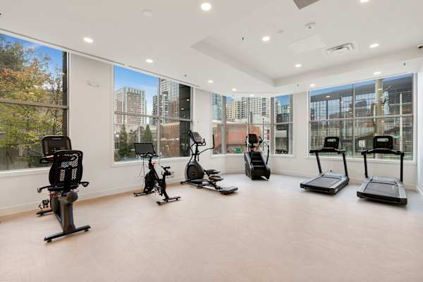 Gym with Cardio Equipment's at AVIA on Pike Street, Seattle