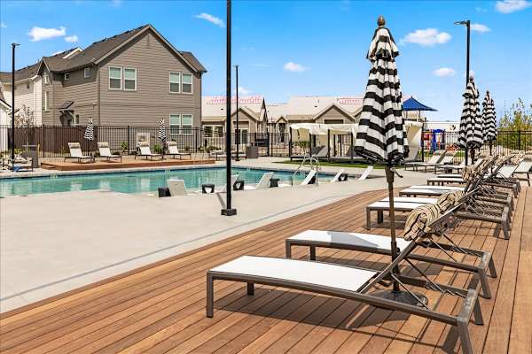 Modern Poolside Design at Alante Homes at Spring Run, Idaho, 83607