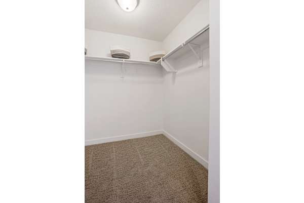 Walk-in closet with shelf at The View on 20th, Ogden, 84401