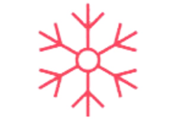 a drawing of a pink snowflake on a green background
