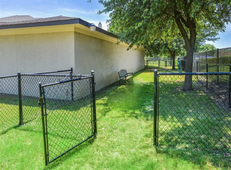 Gated dog run at Cypress Lake, a very pet friendly community - Now leasing 1, 2 and 3 bedroom apartments.