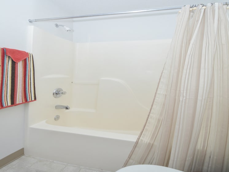 Large Shower with Tub