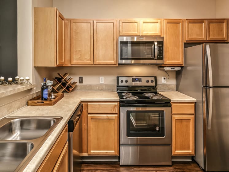 Modular Kitchen at Landings Apartments, The, Nebraska, 68123