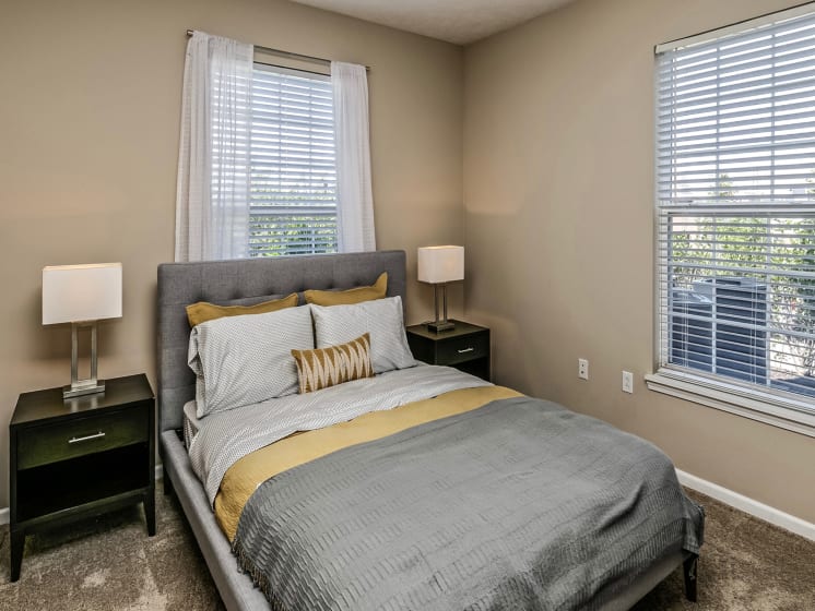 Classic Bedroom at Landings Apartments, The, Bellevue, NE, 68123