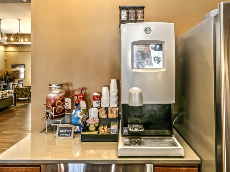 Coffee Bar and Hospitality Station at Landings Apartments, The, Bellevue, Nebraska