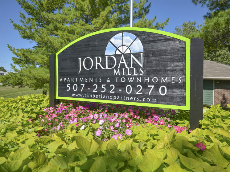 Jordan Mills Monument Sign