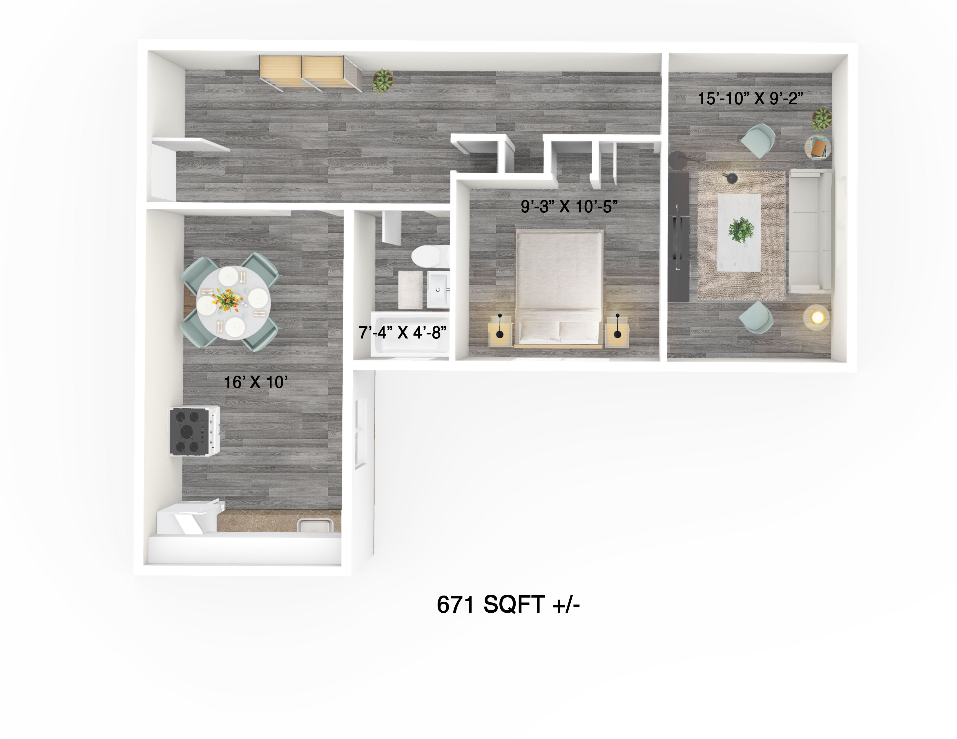 Suite A Floorplan