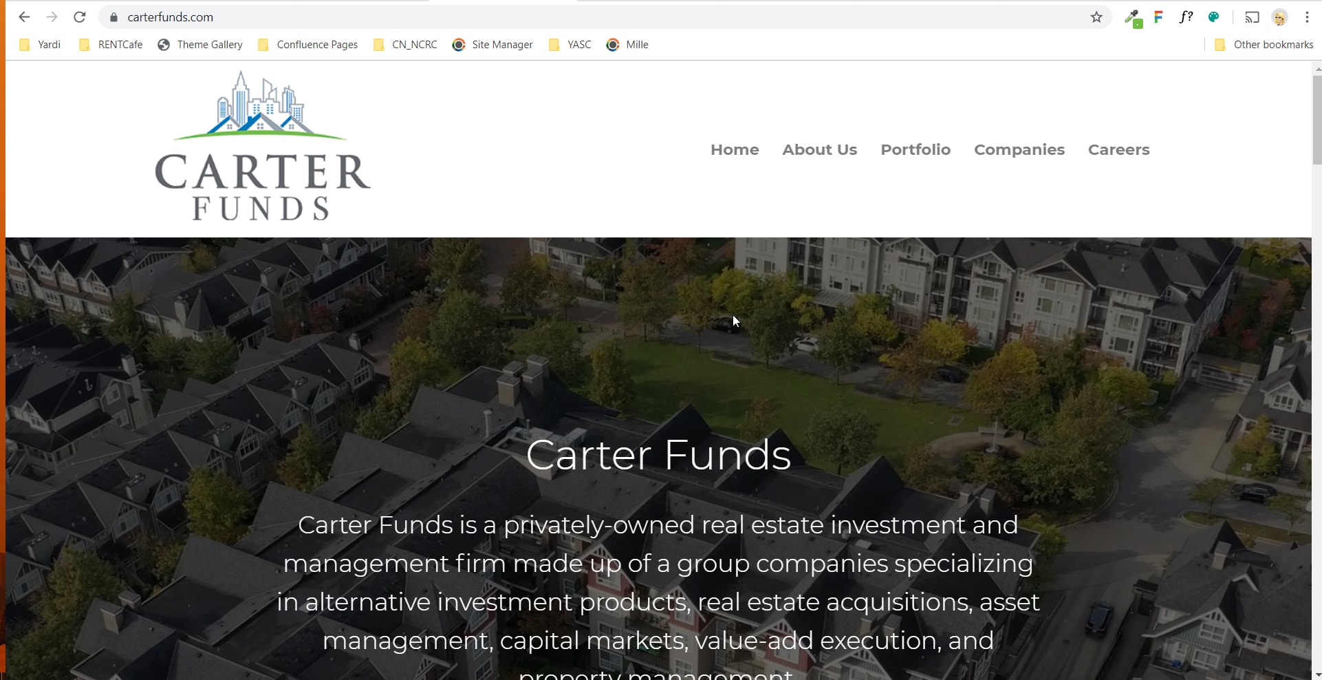 Carter Funds Corporate Site