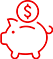 icon of a piggy bank