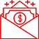 icon of an envelope full of money