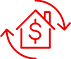 icon of a house with a dollar sign