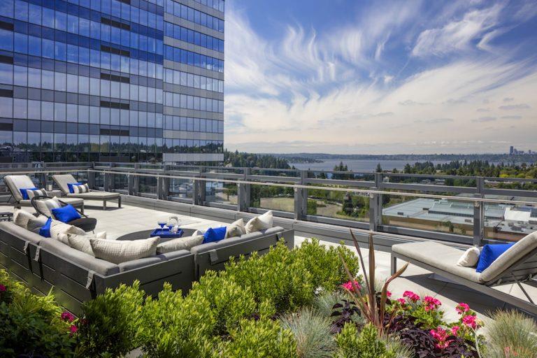 Rooftop Lounge at Two Lincoln Tower, Washington, 98004