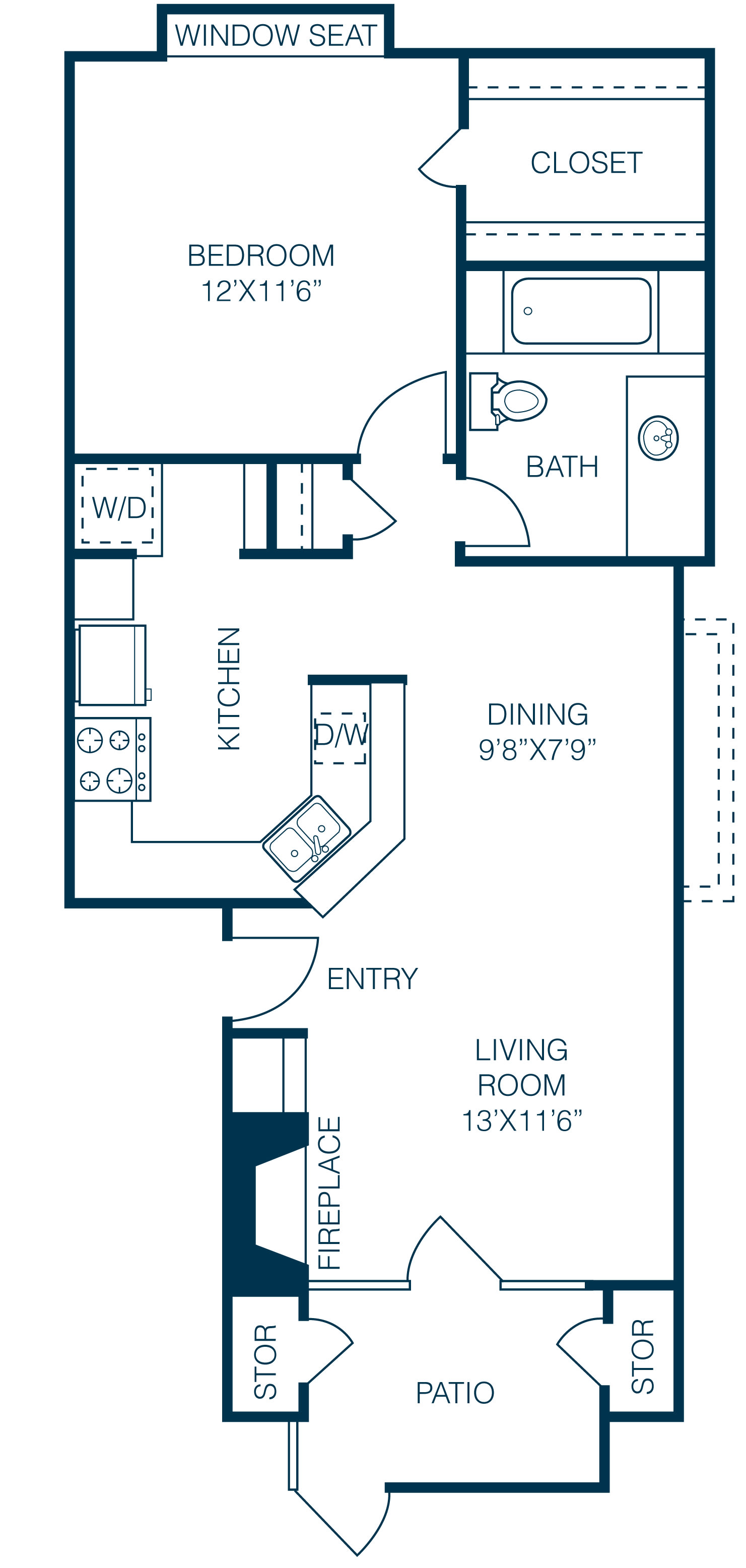dallas patio guy on 1 2 Bedroom Apartments In Downtown Dallas Floor Plans