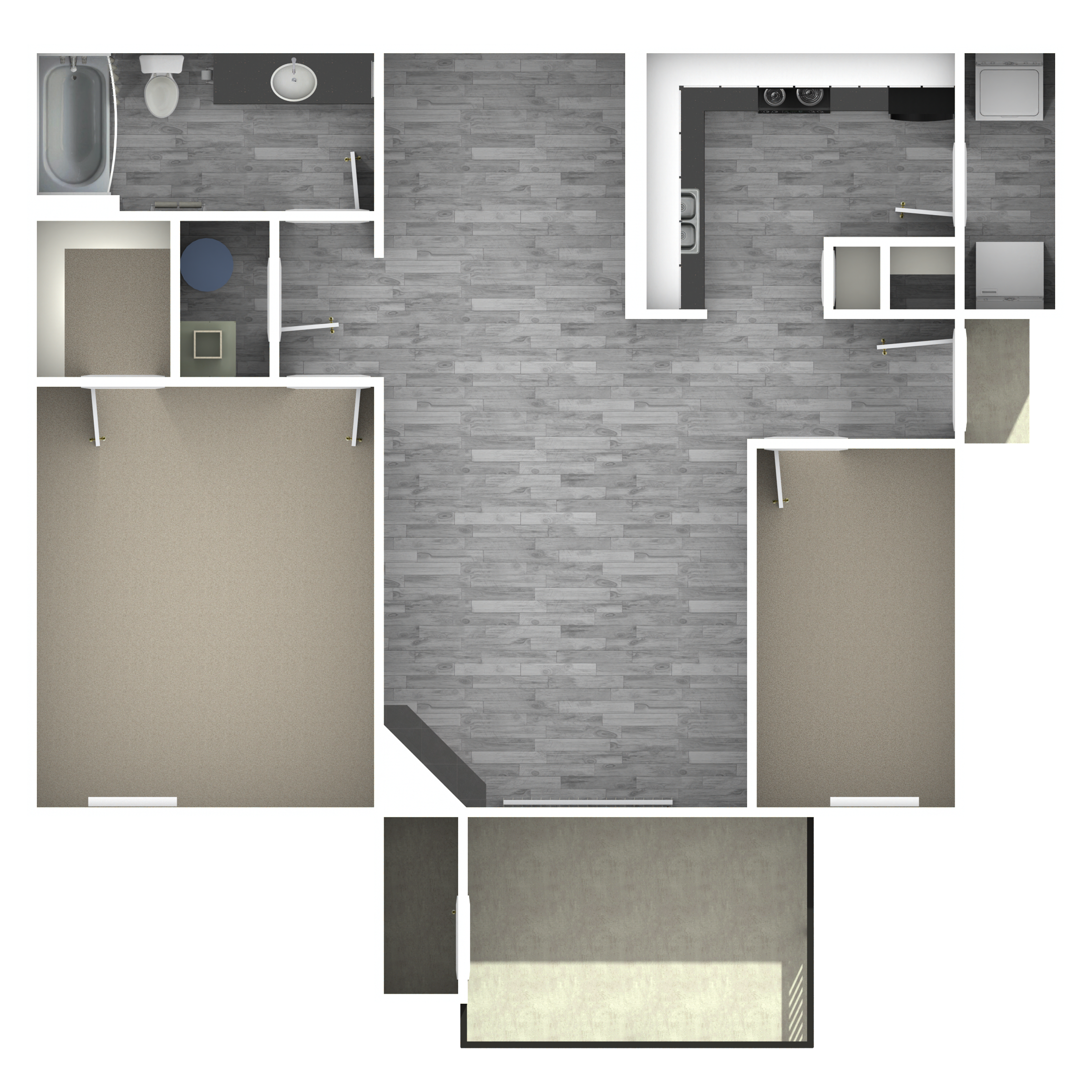 Runaway Bay Apartments Marina floor plan image - Columbus, OH