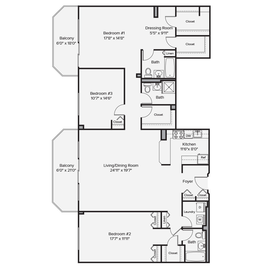 10 West Floor Plan 3