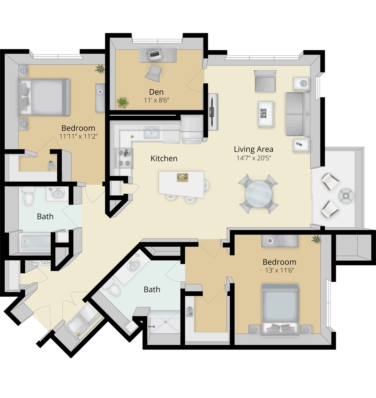 Cirrus Floor Plan 2C