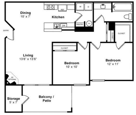 1 2 Bedroom Apartments In Sunnyvale Ca Mission Pointe By Windsor