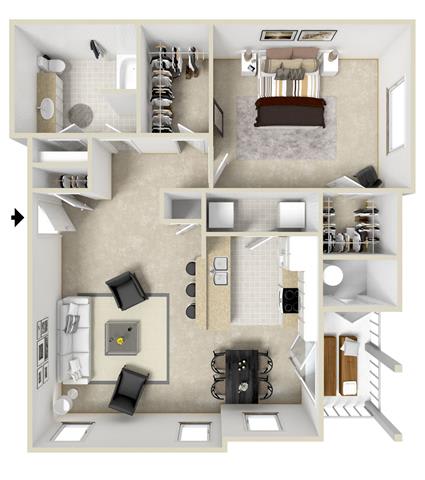 1 2 3 Bedroom Apartment Homes In Hattiesburg Ms Reserve At Park Place Apartments