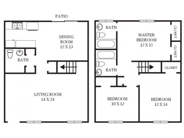 Floor Plans Of Regency Park In East Point Ga