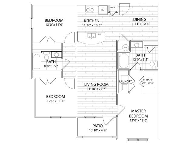 Apex Floor Plan at Arrington Ridge, Round Rock, TX, 78665