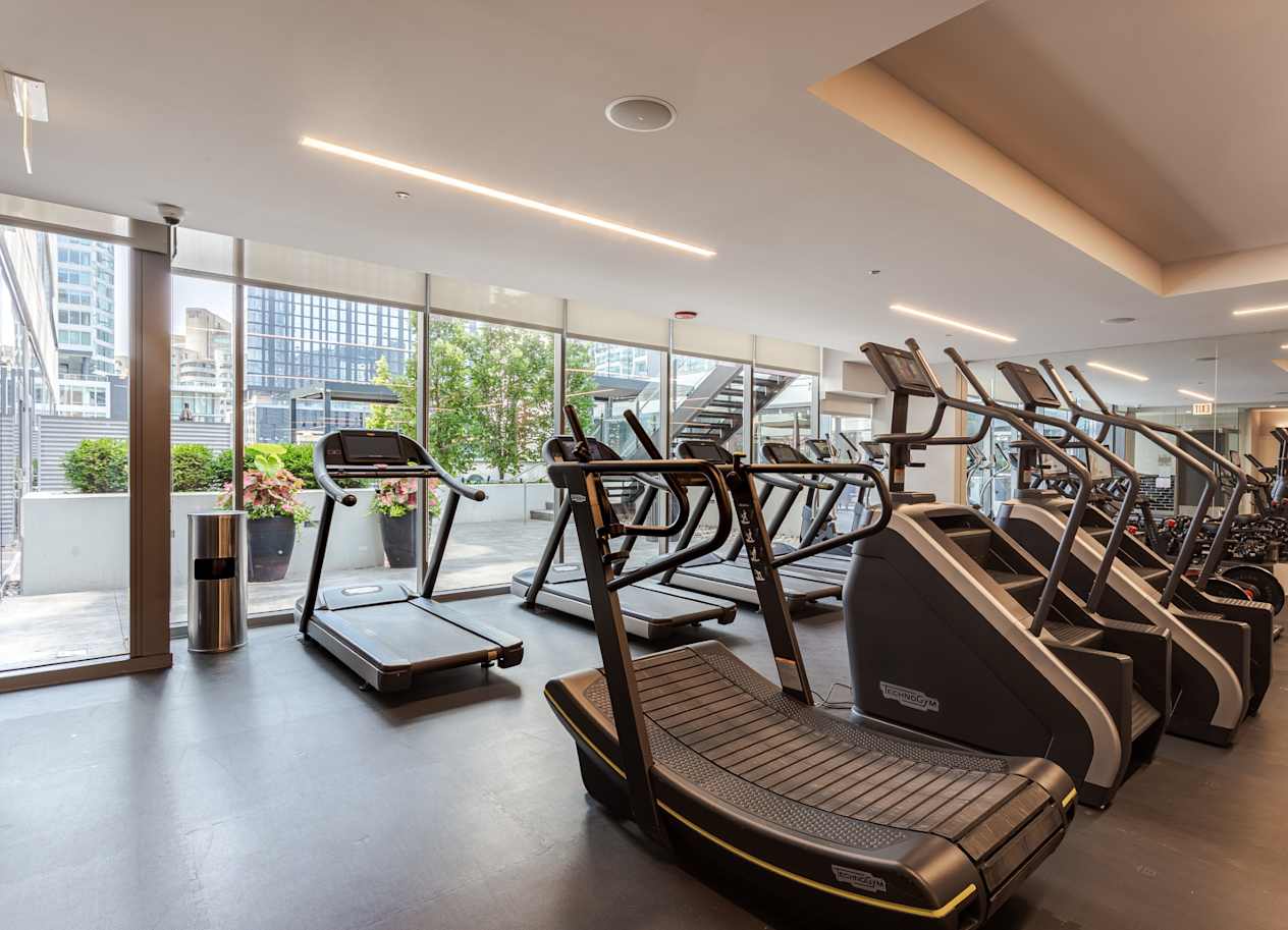 Fitness Center at The Grand Central Apartments in Chicago, IL 60607