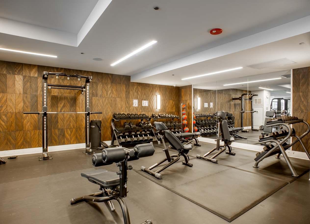 Fitness Center at The Grand Central Apartments in Chicago, IL 60607