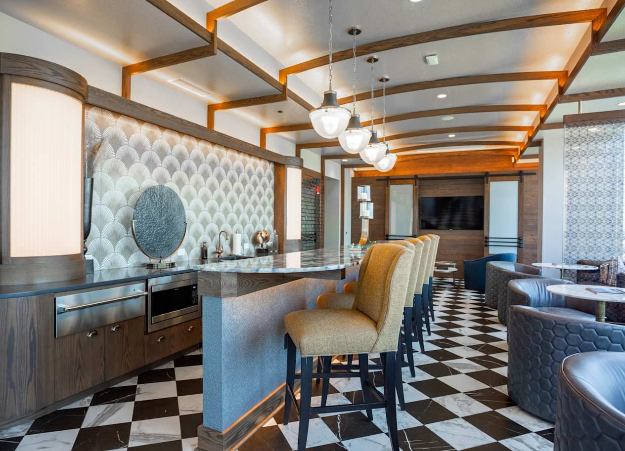 Rooftop Conductor Lounge at The Grand Central Apartments in Chicago, IL 60607