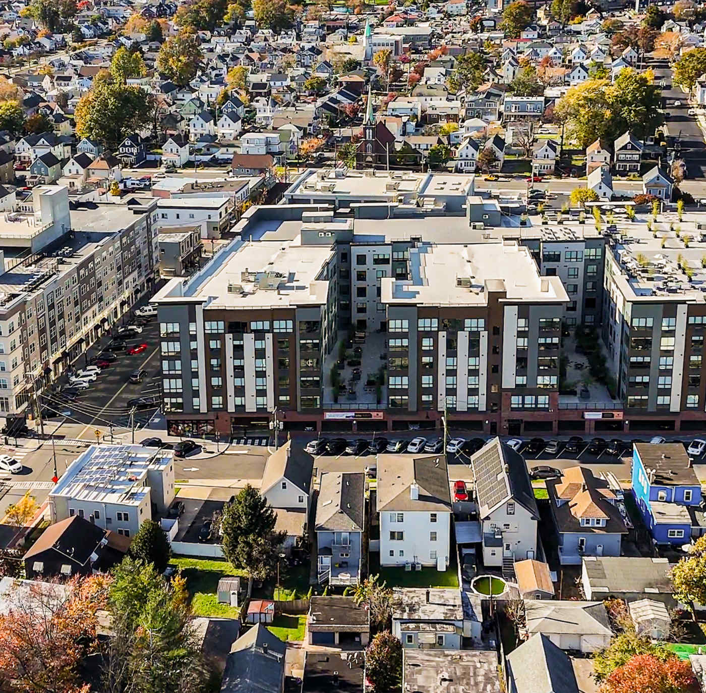 Birdseye view of The Botanic in Carteret, New Jersey