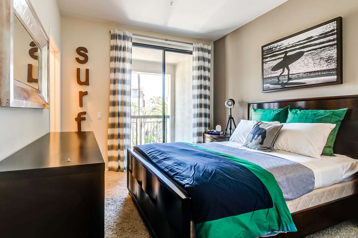 The Promenade Rio Vista — Bedroom with Balcony