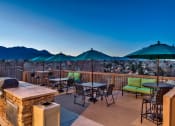 Thumbnail 2 of 23 - Outdoor Dine at Bonterra Lakeside Apartments, Colorado Springs, CO