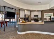Thumbnail 16 of 23 - Kitchen with accessories at Bonterra Lakeside Apartments, Colorado Springs, CO