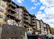 Thumbnail 1 of 9 - A large apartment complex named Residences at Main Vail.