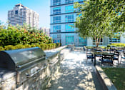 Thumbnail 35 of 37 - Rooftop grills and picnic spaces at 360 State Street, New Haven, CT, 06510