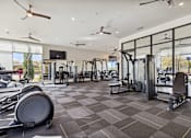 Thumbnail 8 of 39 - Resident fitness center at LynnCora, Texas