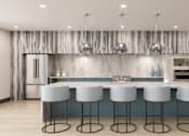 Thumbnail 22 of 23 - Community Kitchen at Avela Luxury Apartments, Nevada