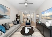 Thumbnail 71 of 79 - Decorated Living Room With Natural Light at Mira at Palmer Ranch, Sarasota, FL, 34238