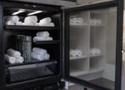 Thumbnail 12 of 25 - Fresh towels available in fitness center at Solasta, Sacramento, CA, 95831