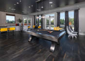 Thumbnail 13 of 25 - resident game room with  billiard table at Solasta, Sacramento, CA, 95831