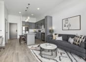 Thumbnail 4 of 33 - savor apartments living room and kitchen