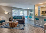Thumbnail 23 of 37 - Modern Living Room at Compass at City Center, Newport News, VA