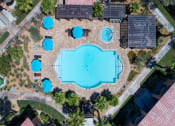Thumbnail 5 of 25 - Aerial View Of Pool at Medici Apartment Homes, Bermuda Dunes