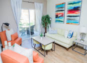 Thumbnail 20 of 25 - Spacious Living Room With Private Balcony at Medici Apartment Homes, Bermuda Dunes, CA