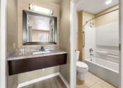 Thumbnail 43 of 60 - Ensuite bathroom at the 505 Collection in Atlanta, Georgia.