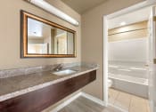 Thumbnail 44 of 60 - Ensuite bathroom at the 505 Collection in Atlanta, Georgia.
